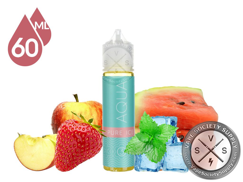 Pure Ice by AQUA EJuice 60ml ⋆ VapeSocietySupply ⋆ 11.99
