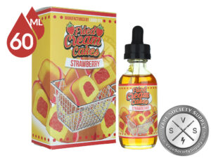 Strawberry Fried Cream Cakes by Liquid EFX 60ml - Front