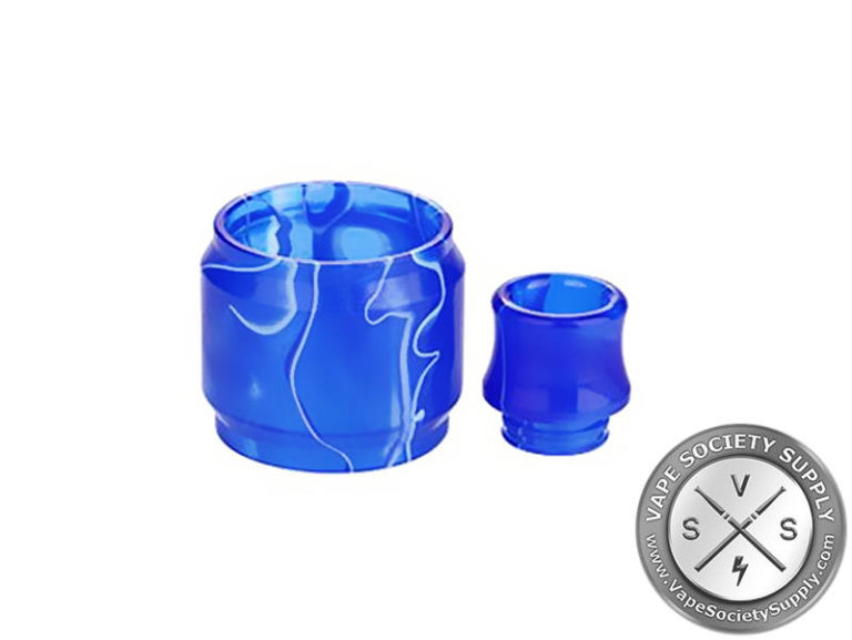 Dark Blue Blitz TFV8 Replacement Resin Kit (Drip tip + Tube)