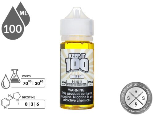 Keep It 100 100ml Mallow Vape Juice