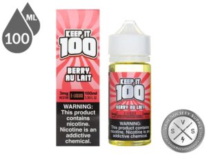 Keep It 100 100ml Berry Au Lait E-Juice