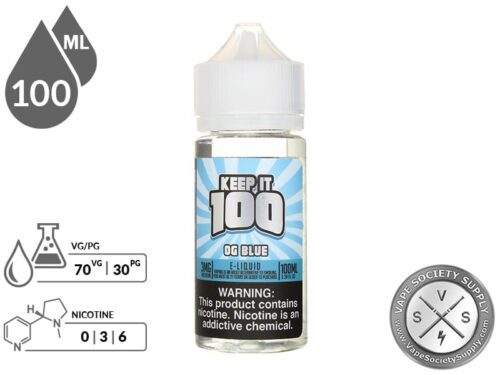 Keep It 100 100ml OG Blue Vape Juice
