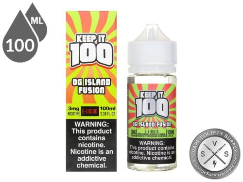 Keep It 100 100ml OG Island Fusion E-Juice