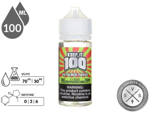 Keep It 100 100ml OG Island Fusion Vape Juice