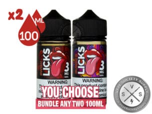 Licks Bundle by Juice Roll Upz 2x100ml (200ml)