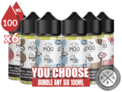 Moo by Kilo E-Juice Bundle 6 100ml (600ml)