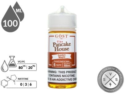The Pancake House 100ml Golden Maple E Liquid