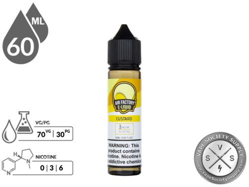 Air Factory 60ml Custard E Liquid