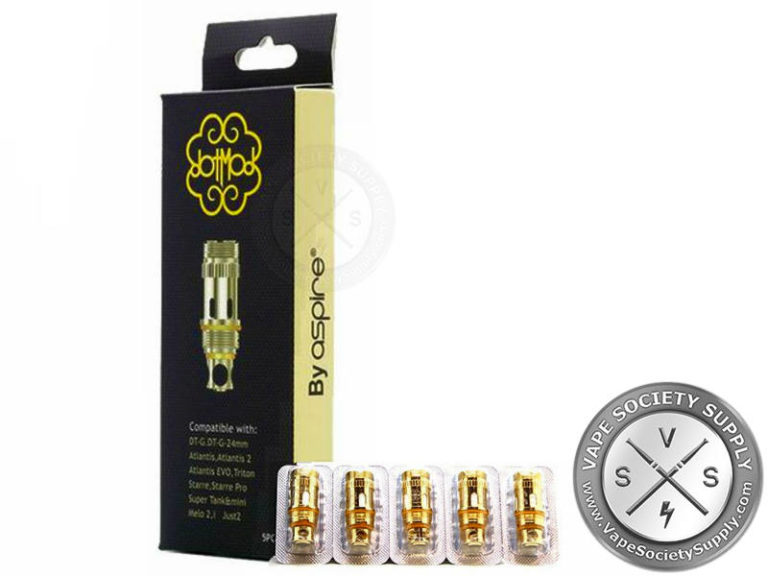 DotMod Petri Tank Replacement Coils - Clapton Pack of 5