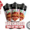 Carnival Juice Roll Upz Bundle 3 100ml (300ml)