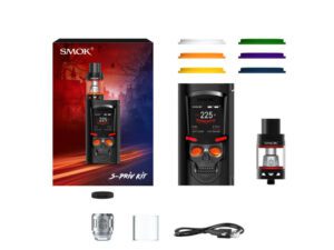 SMOK S-Priv 225W TC and TFV8 Baby Light Edition Kit black
