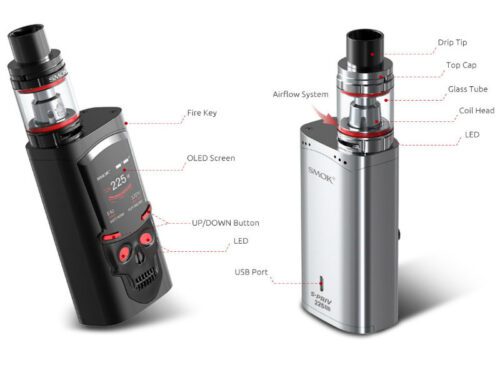 SMOK S-Priv 225W TC and TFV8 Baby Light Edition kit