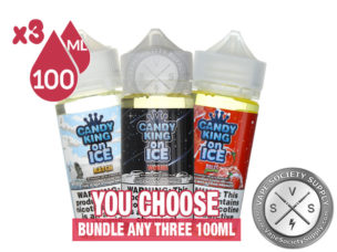 Candy King On Ice E liquids Bundle 300ml (3x100ml)