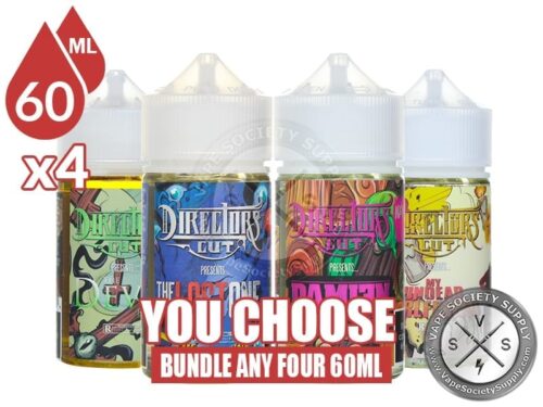 Directors Cut Ejuice Bundle 240mL (4x60ml)