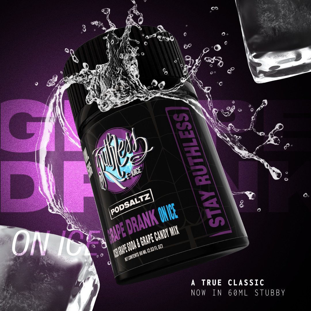 Grape Drank on ice RUTHLESS PODSALTZ 60ml