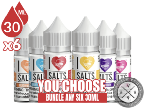 Mad Hatter I Love Salts Bundle 6 30ml (180ml)
