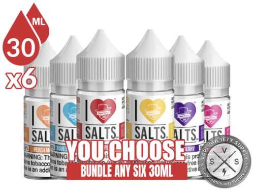 Mad Hatter I Love Salts Bundle 6 30ml (180ml)