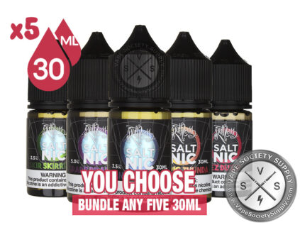 Ruthless Nicotine Salt Bundle 5x30ml (150ml)