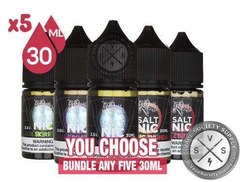 Ruthless Nicotine Salt Bundle 5x30ml (150ml)