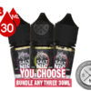 Ruthless Nicotine Salt Eliquid Bundle 90ml (3X30ml)