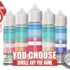 Aqua E-Juice Bundle 5 60ml (300ml)