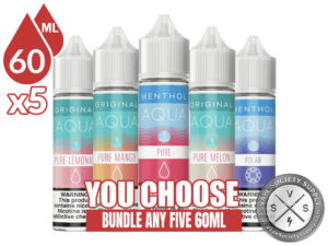 Aqua E-Juice Bundle 5 60ml (300ml)