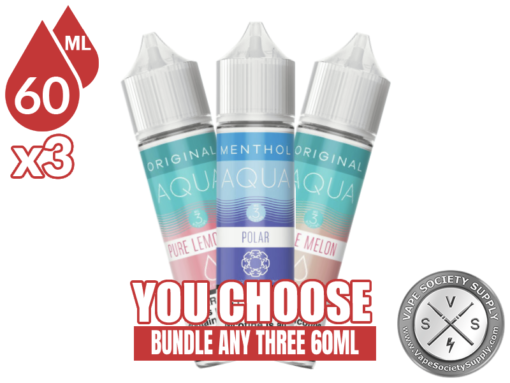 Aqua Vape Bundle 3 60ml (180ml)