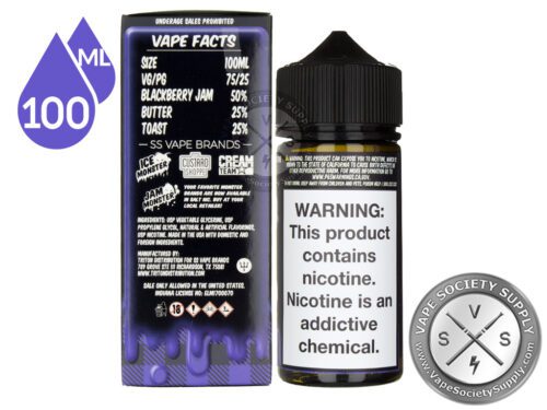 Jam Monster Blackberry Eliquid 100ml