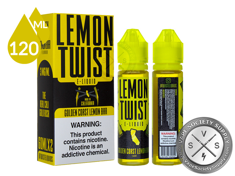 Golden Coast Lemon Bar by Lemon Twist 120ml ⋆ VapeSocietySupply ⋆ $16.99