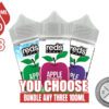 Reds Apple E-Juice By 7 Daze Bundle 3 100ml (300ml)