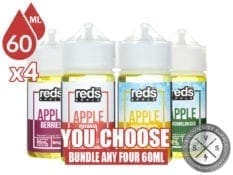 Reds Apple With Iced Bundle 60ml x4