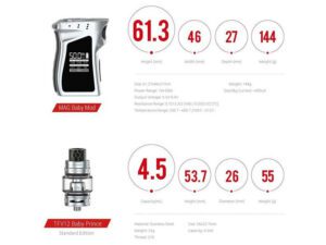 Smok Mag Baby 50W Kit with TFV-12 Baby Prince Tank