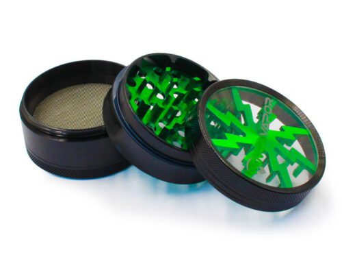The Bolt Shredder Dry Herb Grinder by Mig Vapor green