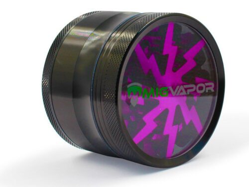 The Bolt Shredder Dry Herb Grinder by Mig Vapor purple