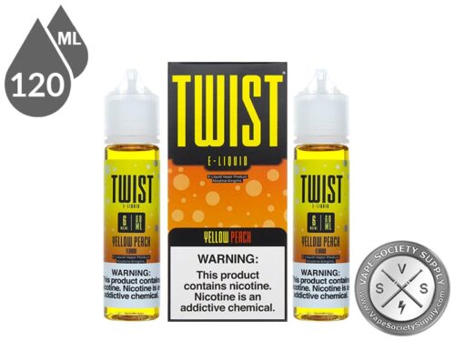 Twist 120ml Yellow Peach EJuice
