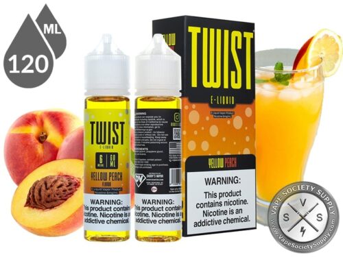 Twist 120ml Yellow Peach