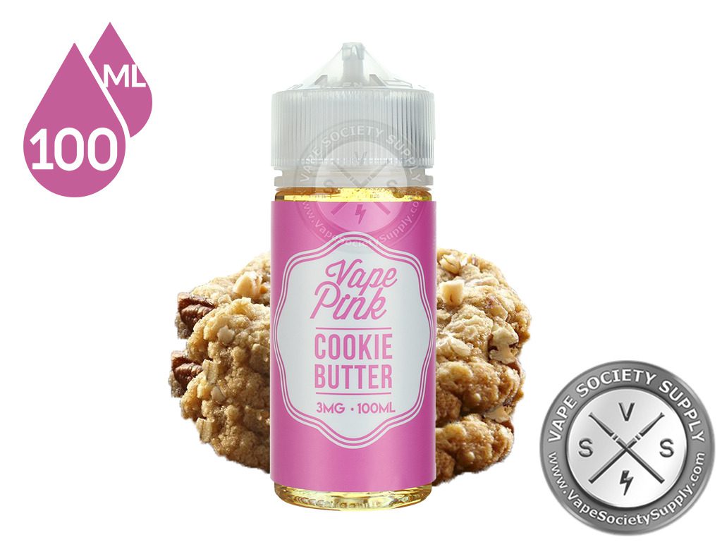 Cookie Butter by Vape Pink Eliquid 100ml • Vape Society Supply