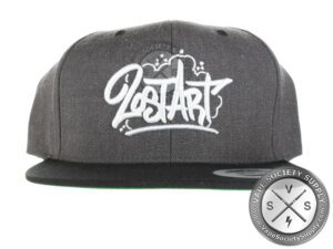 Lost Art Black and Grey Snapback Hat