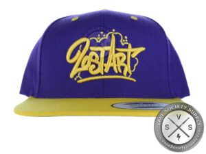 Lost Art Purple and Gold Snapback Hat