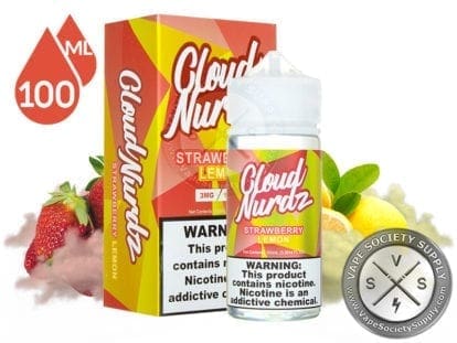 Strawberry Lemon Ejuice by Cloud Nurdz 100ml