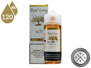 VCT by Ripe Vapes 120ml bottle and box