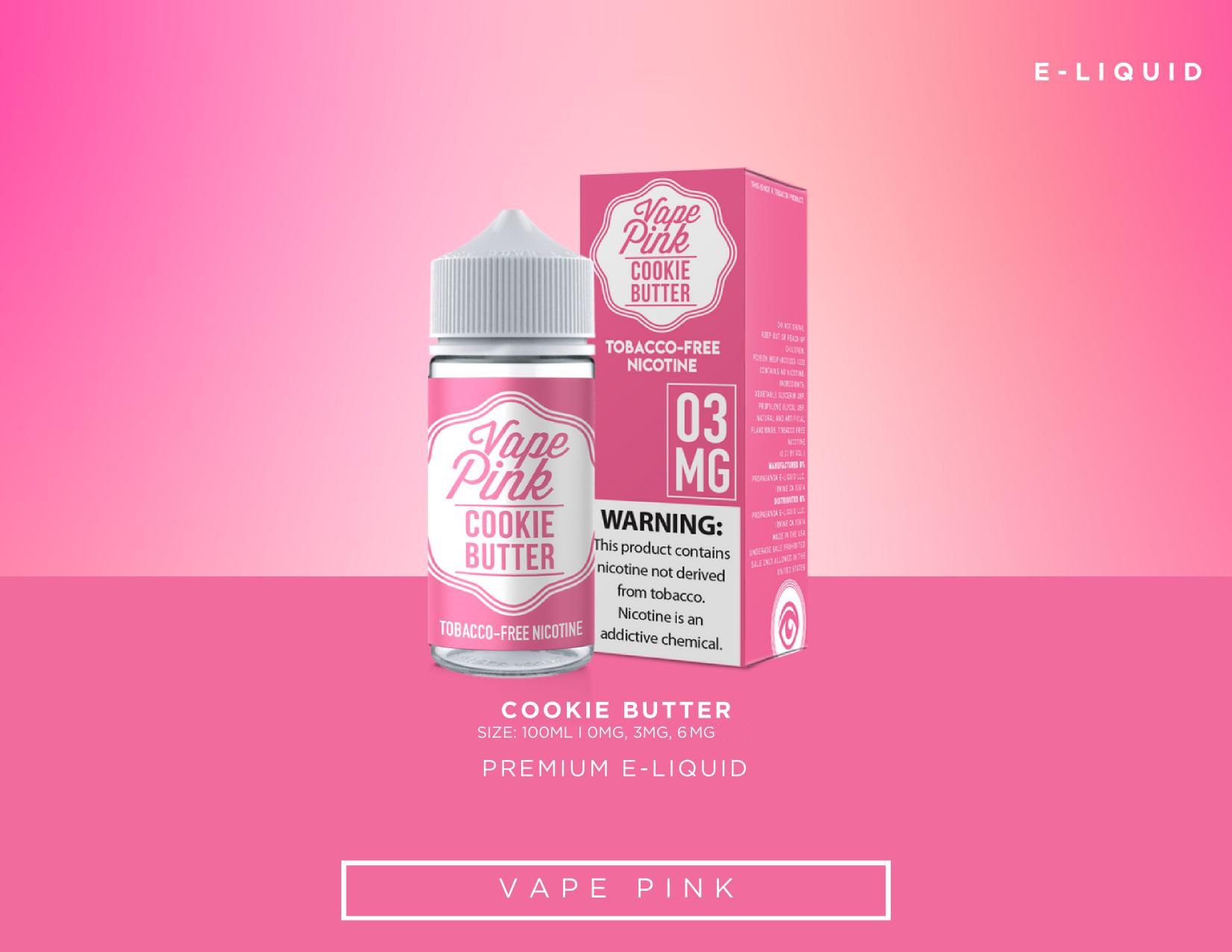 vape pink cookie butter Vape juice