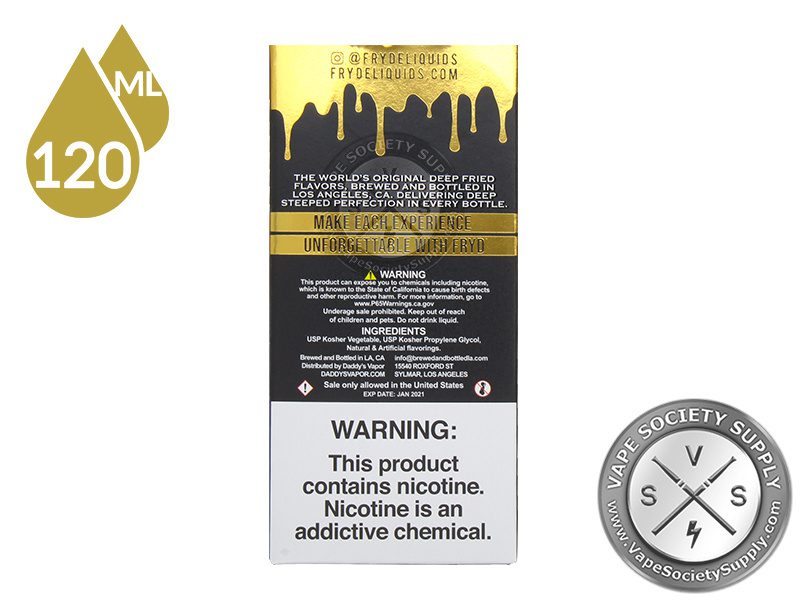 Banana FRYD 2x60ml Vape Juice  Vape Society Supply