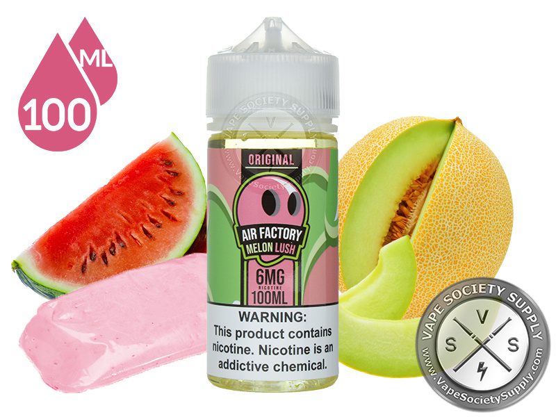 Melon Lush EJuice by Air Factory Eliquid 100ml VapeSocietySupply