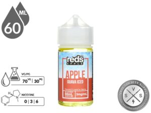 Reds Apple Iced 60ml Guava Iced vape juice