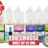 Glas BSX Vapor Salts Bundle 6 30ml (180ml)