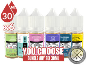 Glas BSX Vapor Salts Bundle 6 30ml (180ml)