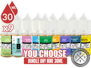 Glas BSX Vapor Salts Bundle 9 30ml (270ml)