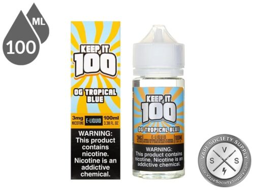 Keep It 100 100ml OG Tropical Blue EJuice