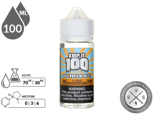 Keep It 100 100ml OG Tropical Blue E Liquid